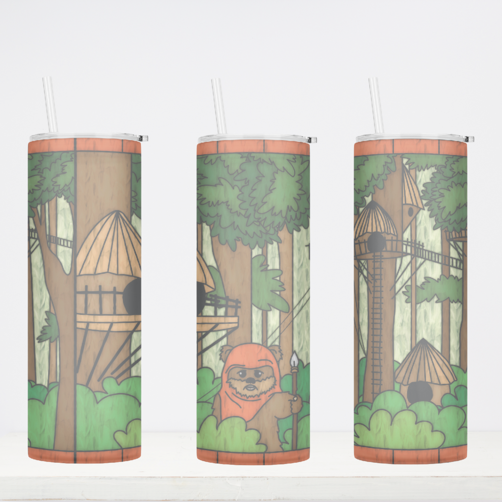 Forest 25oz Glass Tumbler