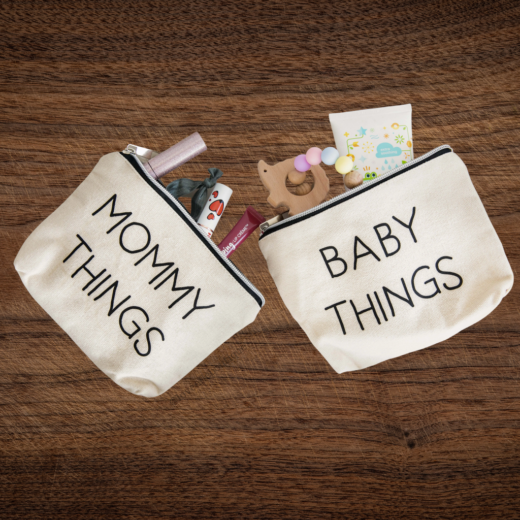 Mommy and Baby Travel Pouches
