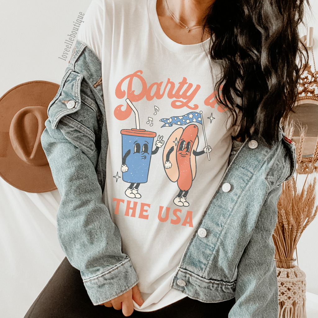Party America  Tee Adult or Kids