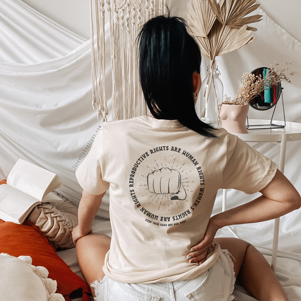 Women's Rights Are Human Rights. Retro Vibes Tee